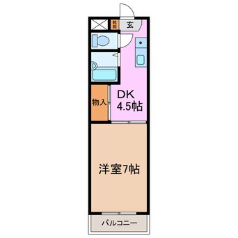 間取図 メゾン花みずき