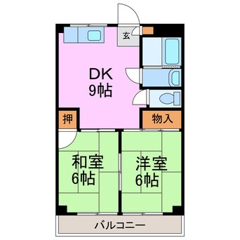間取図 矢田ビル