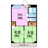 矢田ビル 2DKの間取り