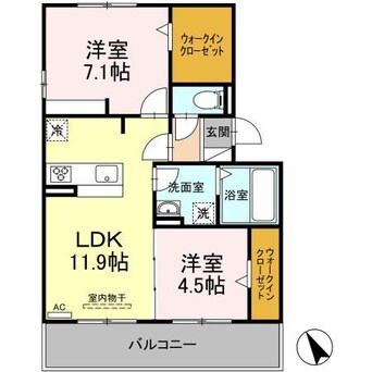 間取図 パークサイドANO