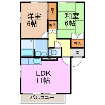 間取図 シャンポールホープⅡ