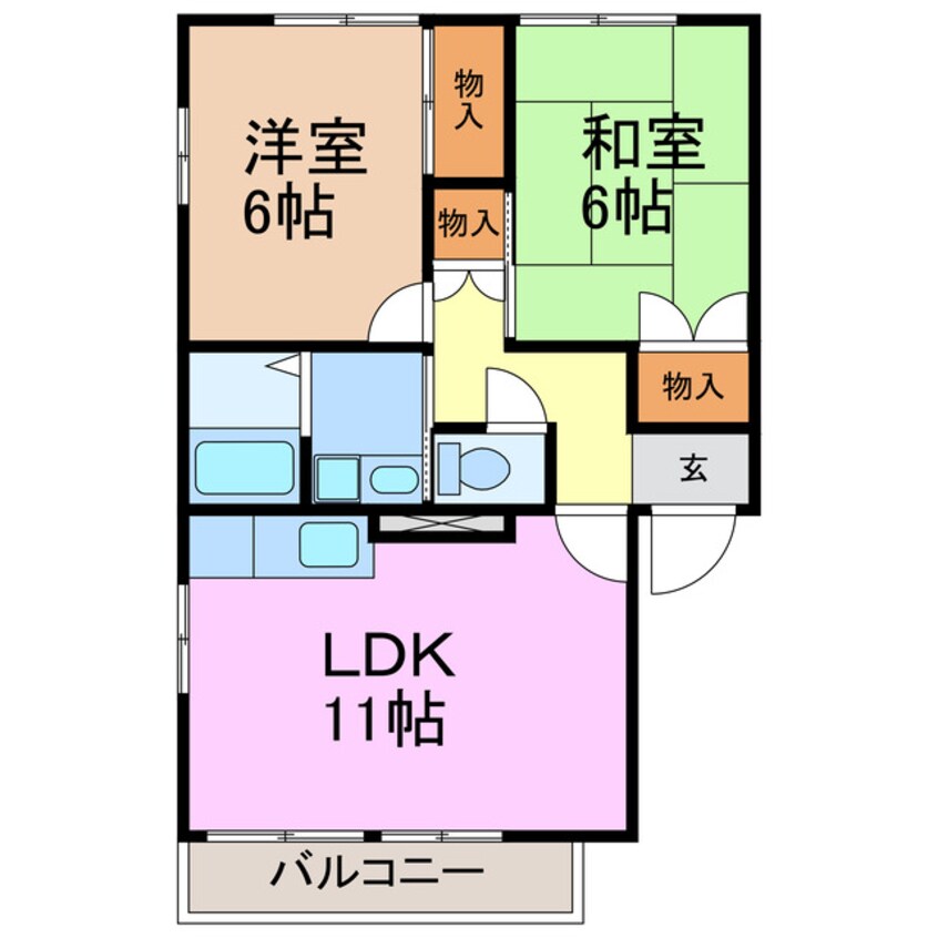 間取図 シャンポールホープⅡ