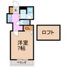 ビクトリアハウス 1Kの間取り