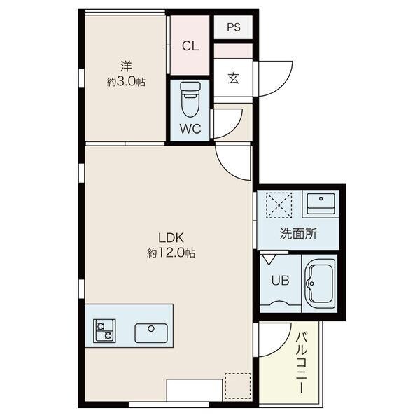 間取り図 ベリアス　ウルス