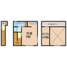 アクセスコートⅧ 1Kの間取り
