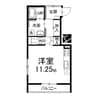 中舛竹田荘 1Rの間取り