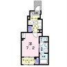 名古屋市営地下鉄桜通線/徳重駅 徒歩13分 1階 築浅 1Kの間取り