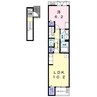 ビバーチェ K 1LDKの間取り