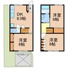 富が丘T様貸家 3DKの間取り
