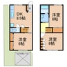 富が丘T様貸家 3DKの間取り