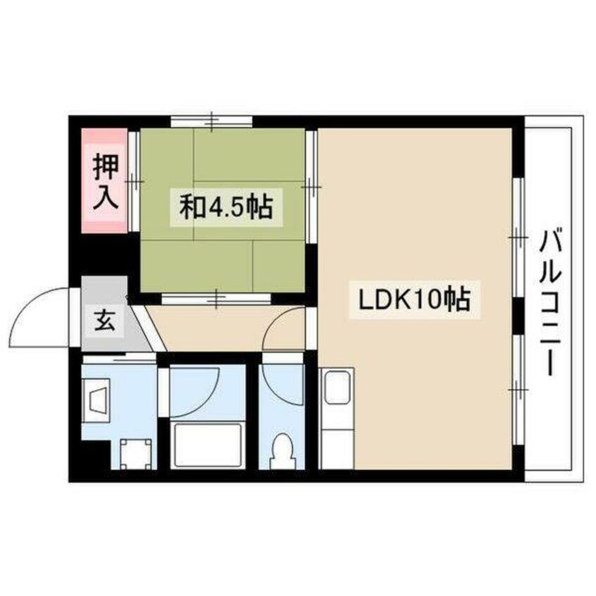 間取図 山文万場山ビル