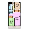 アルモニー 2LDKの間取り