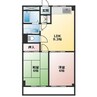 三崎近藤ハイツ 2LDKの間取り
