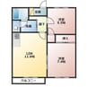 Scene88 2LDKの間取り