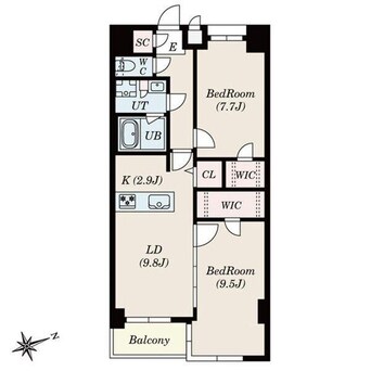 間取図 S-RESIDENCE神沢afford