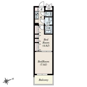 間取図 S-RESIDENCE神沢afford