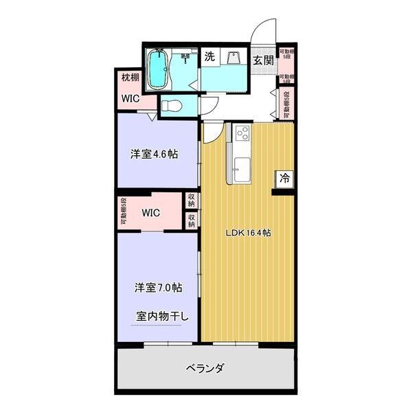 間取り図 レジデンス　グリシナ