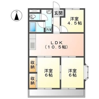 間取図 サウスヒルズＡ棟