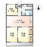サウスヒルズＡ棟 3LDKの間取り