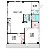 WORK　FROM　COTTONY 2LDKの間取り