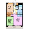 エクセル 2LDKの間取り