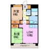 エクセル 2LDKの間取り