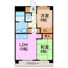 エクセル 2LDKの間取り