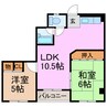 第１菊屋ビル 2LDKの間取り
