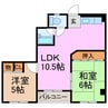 第１菊屋ビル 2LDKの間取り
