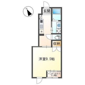 間取図 シャトー桃山