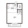 ヴィラタウン大高 1DKの間取り