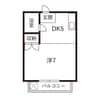 ヴィラタウン大高 1DKの間取り