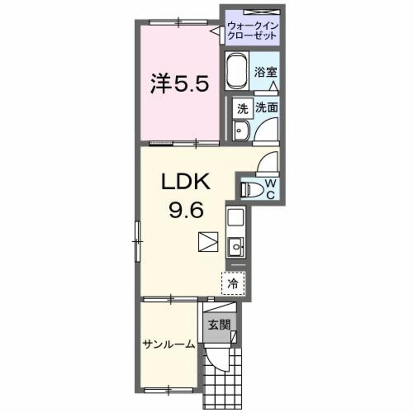 間取図 グレース大清水