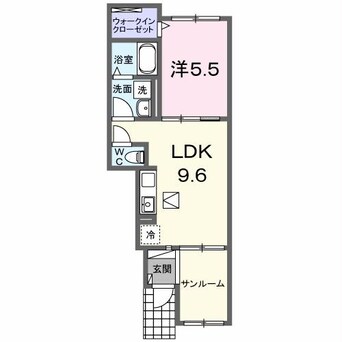 間取図 グレース大清水