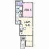 グレース大清水 1LDKの間取り