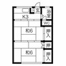 昇和ハイツ 2Kの間取り