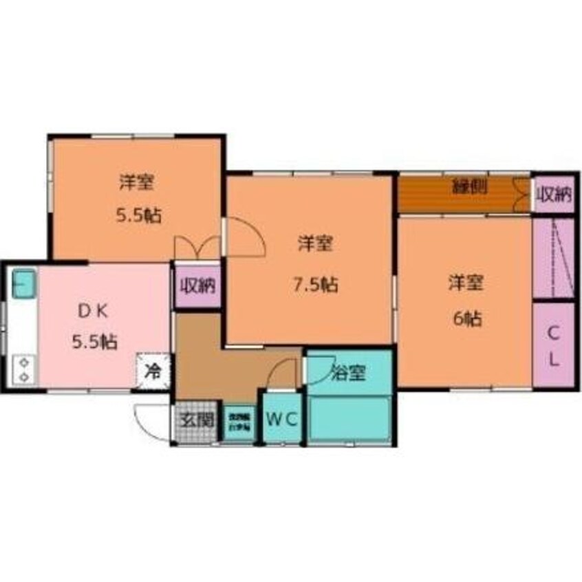 間取図 緑区大高町鷲津戸建