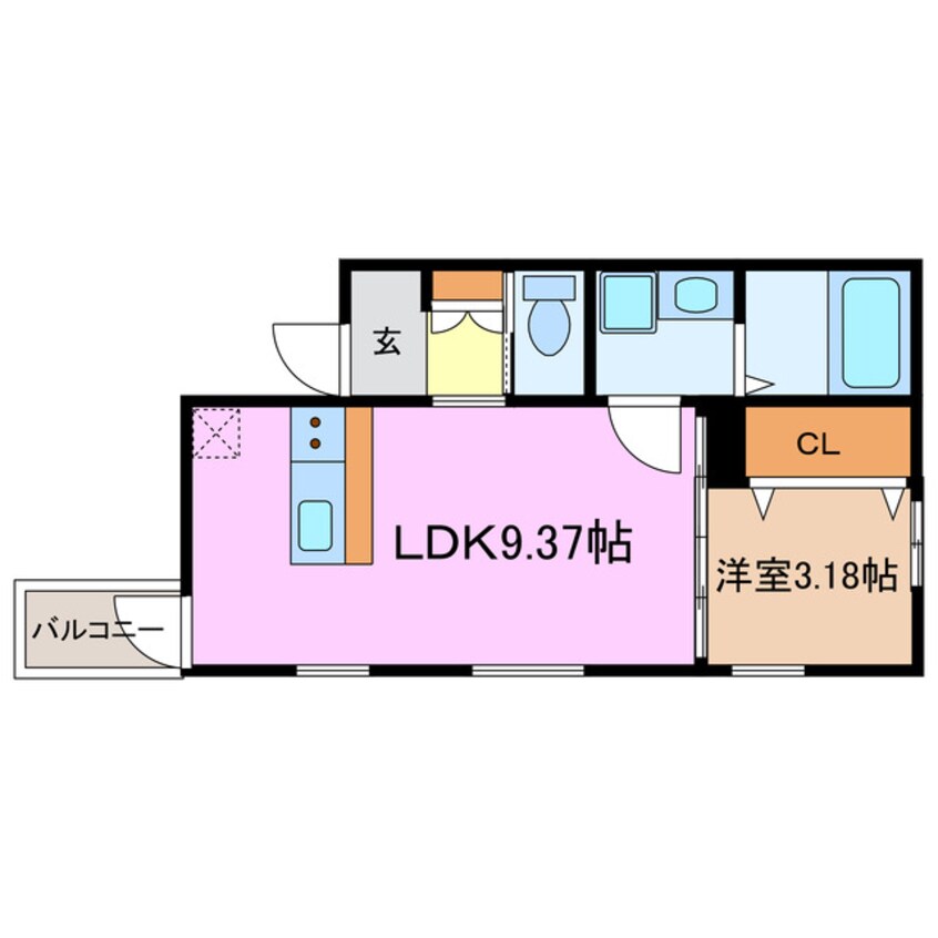 間取図 (仮称)緑区ほら貝2丁目共同住宅