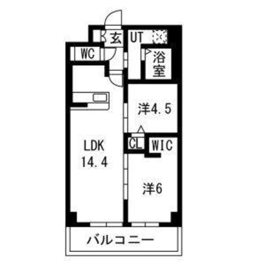 間取図 仮称)豊明寺池マンション