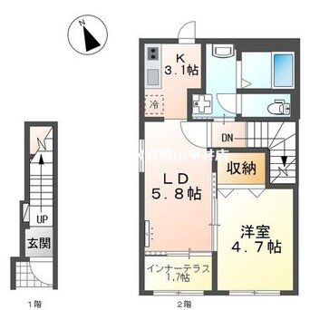 間取図 ジニアス瀬戸