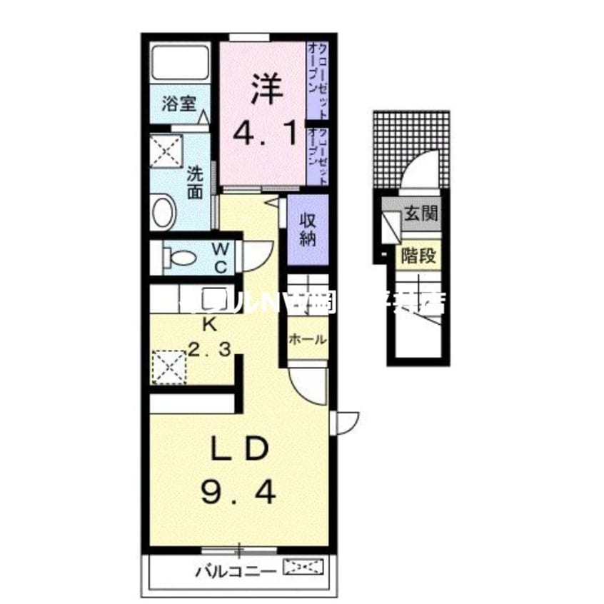 間取図 シェリールＢ