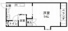 ブライトライツ高島 1Kの間取り