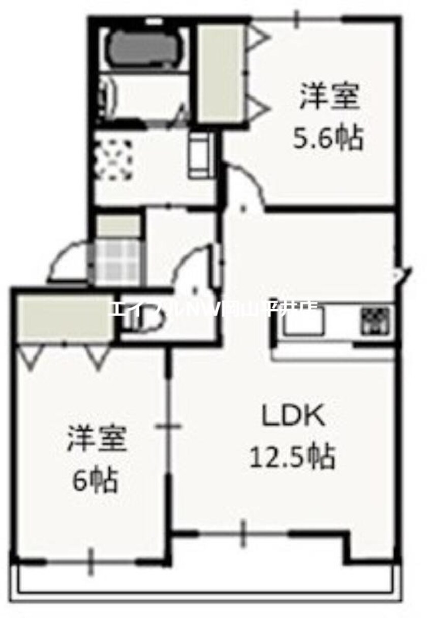 間取図 コーポ悠