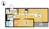 GRANDTIC 西大寺 1LDKの間取り