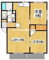 グランヴィア　Ｂ棟 2LDKの間取り