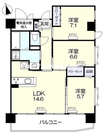 間取図 福富グリーンマンション