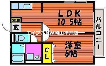 間取図 コスモスⅢ