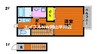 CREAVILLE 1Kの間取り