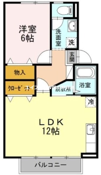 間取図 ファミール長尾