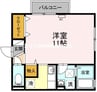 第５関ニューバリヤ 1Rの間取り
